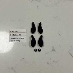 LINEGEAR Orbital Gasket and Nose Pads (Small and Large) for Oakley X-Metal XX
